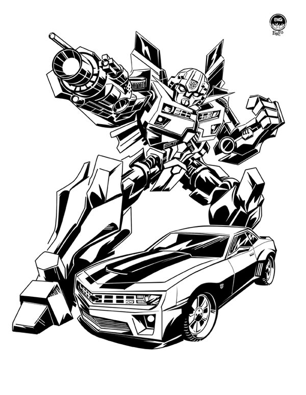 600x776 Transformers Coloring Pages Bumblebee