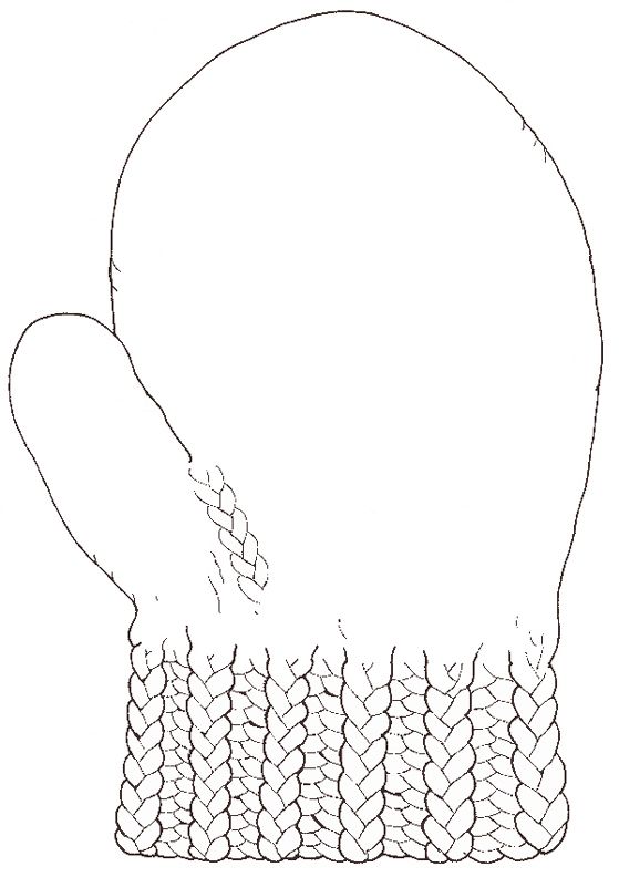 559x792 The Mitten Mural Glove Coloring Page Coloring Pages