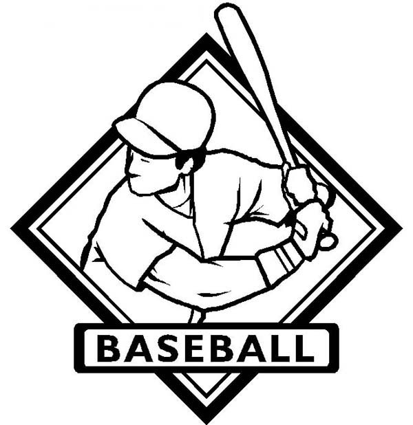 600x618 Mlb Logo Coloring Page Color Luna