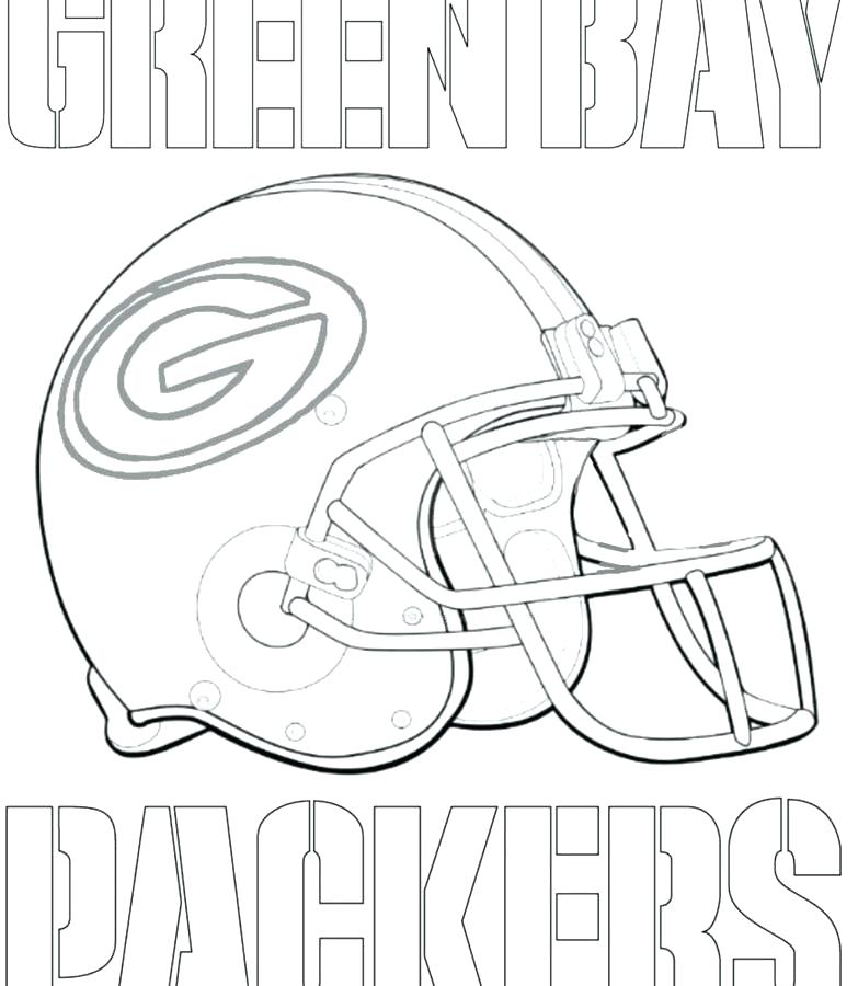 783x900 Logo Coloring Pages Football Helmet Green Bay Packers Coloring