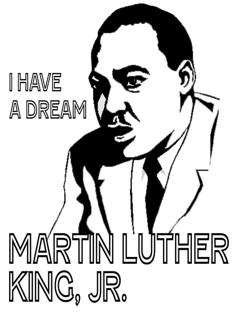 768x1024 Martin Luther King Jr Coloring Pages And Worksheets