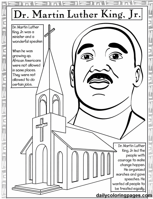 536x698 Martin Luther King Jr Coloring Pages And Worksheets Best For Free