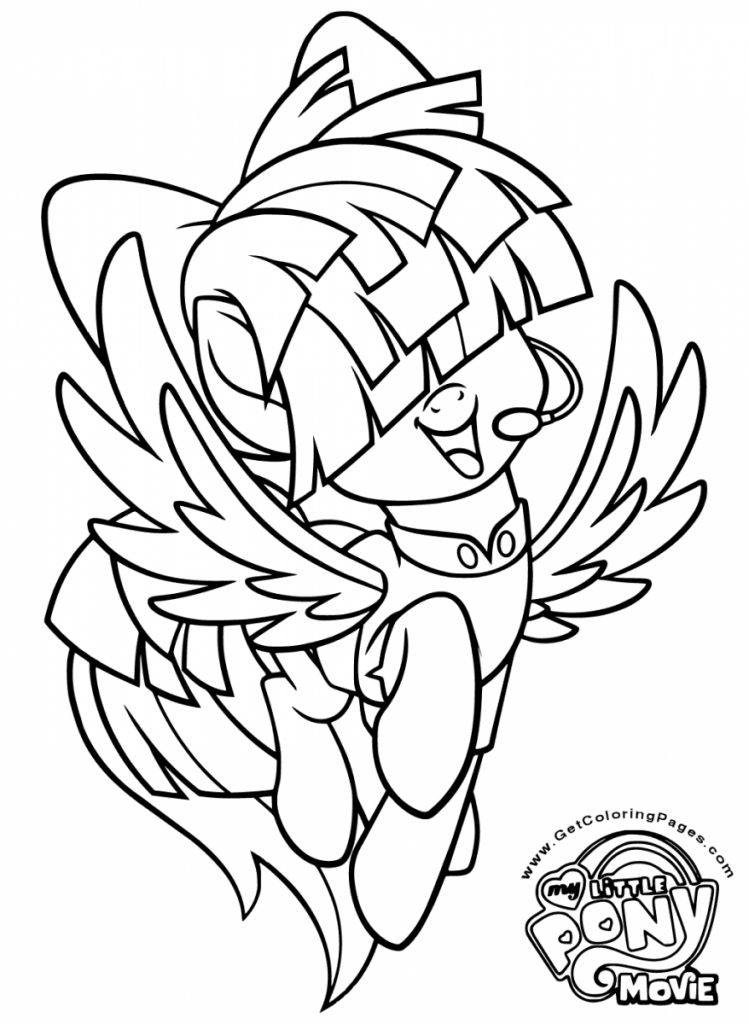 749x1024 My Little Pony The Movie Coloring Page Songbird Serenade Diy