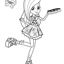 220x220 Fluttershy Coloring Pages