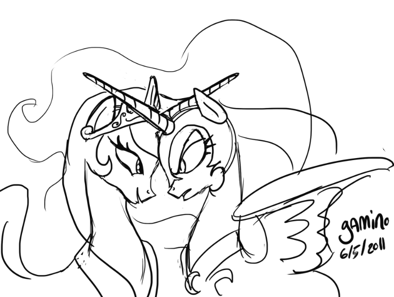 803x605 My Little Pony Nightmare Moon Coloring Pages