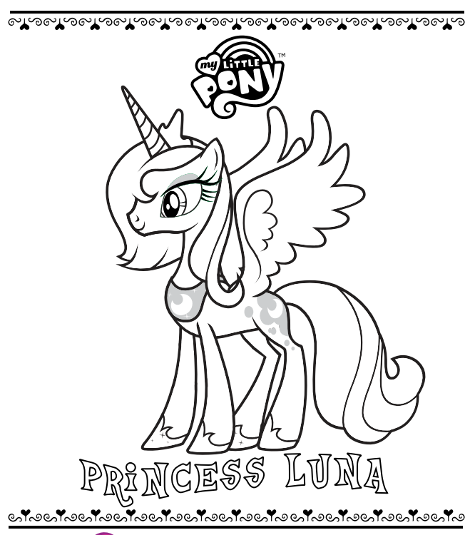 666x750 Mlp Printable Coloring Pages Official My Little Pony Site
