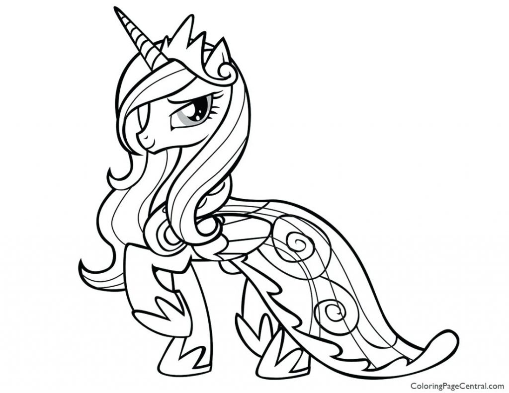 1024x791 Coloring Pages Coloring Pages Princess My Little Pony Cadence