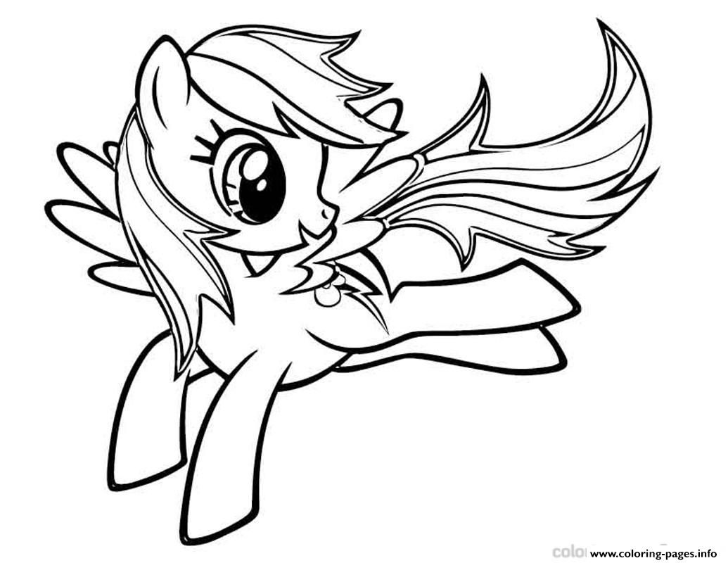 1035x800 Print Rainbow Dash Fly Coloring Pages Kids