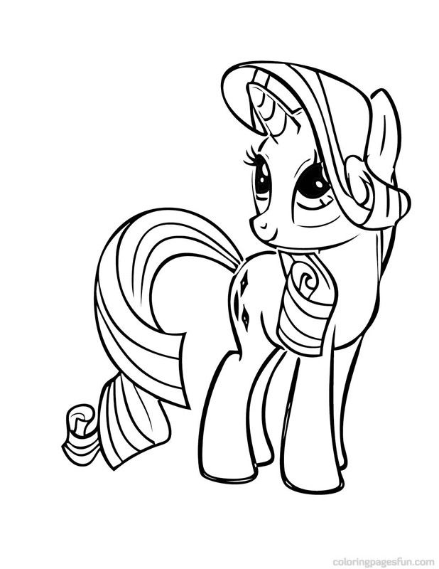 618x800 My Little Pony Coloring Pages Rarity Up Over The Rainbow