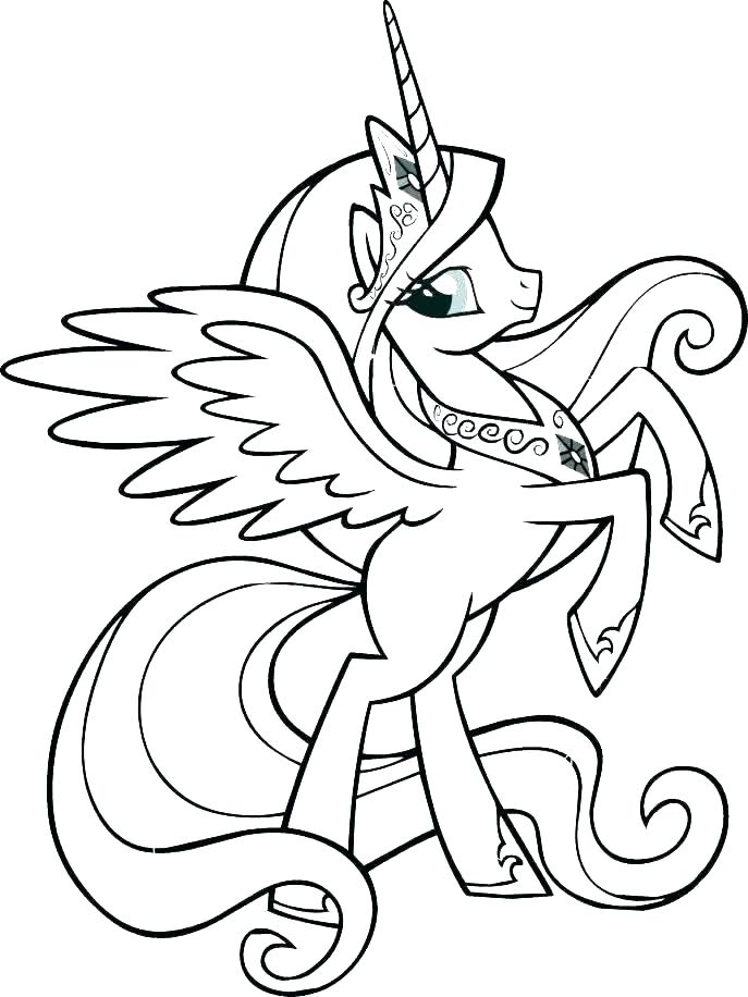 687x916 My Little Pony Coloring Pages Rarity