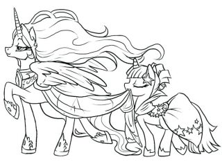 320x240 Pony Colouring Pictures Mlp Coloring Book Together With Princess