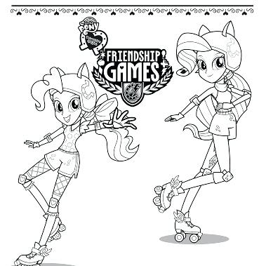 379x379 Equestria Girls Coloring Pages Prepossessing Equestria Girls