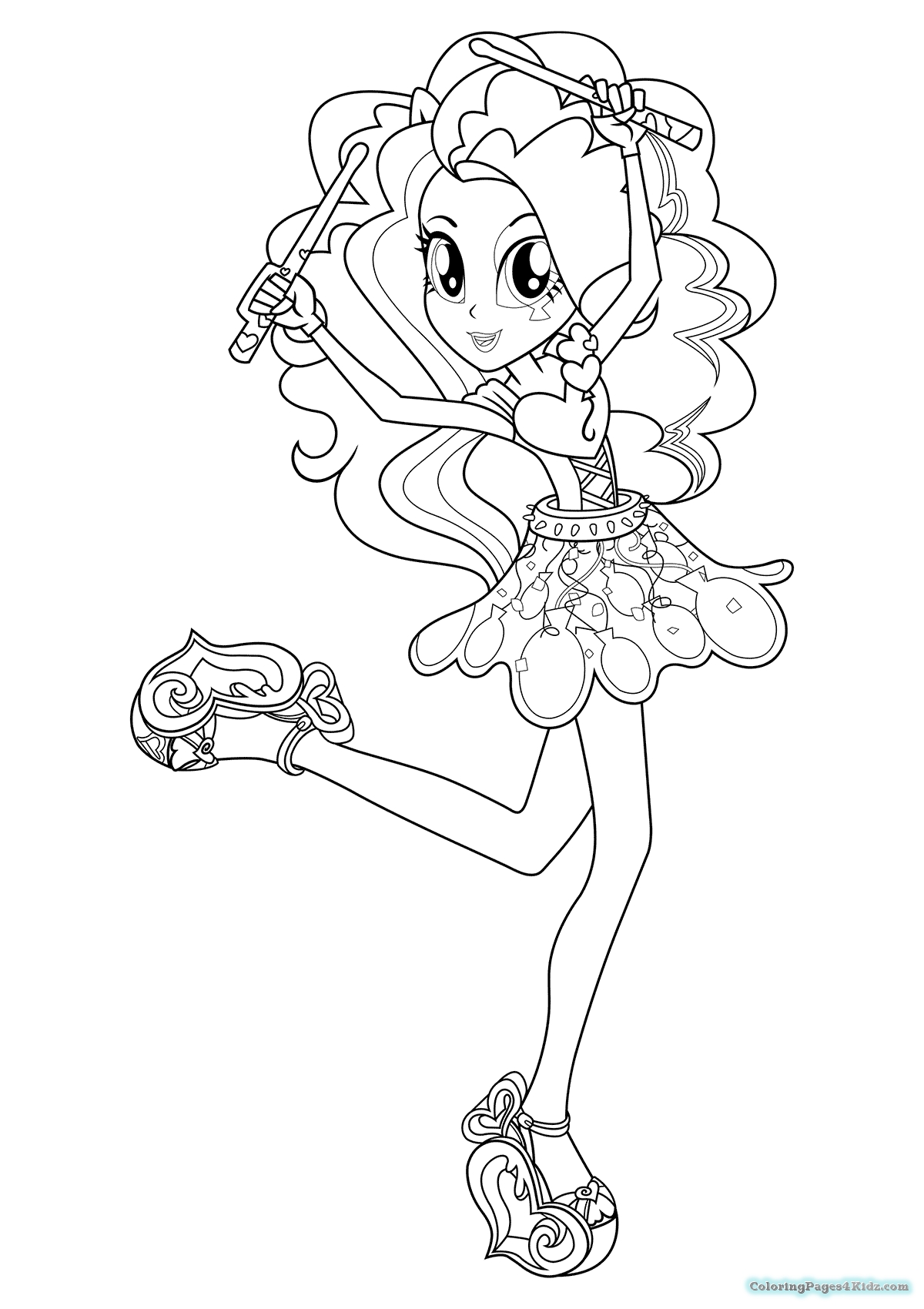 1200x1700 Equestria Girls Rainbow Rocks Coloring Pages Download