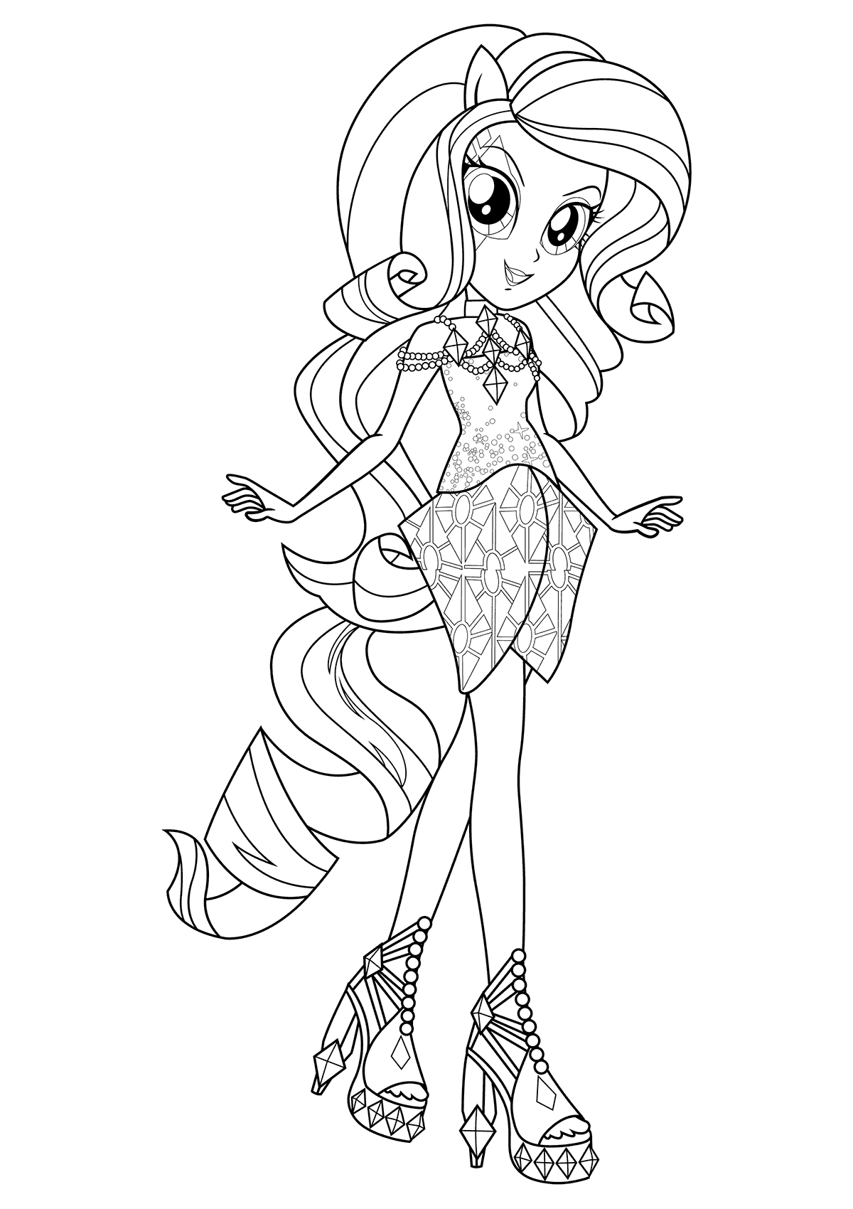 1200x1700 Mlp Equestria Girls Coloring Pages Im Genes Best