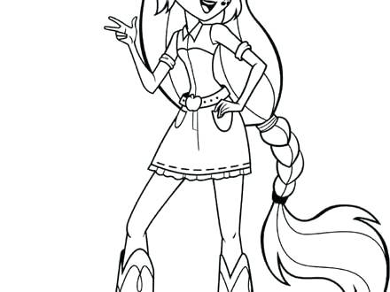 440x330 Coloriage Equestria Girl