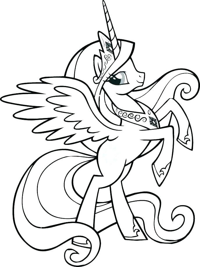 687x916 My Little Pony Coloring Pages To Print Out Printable Colouring