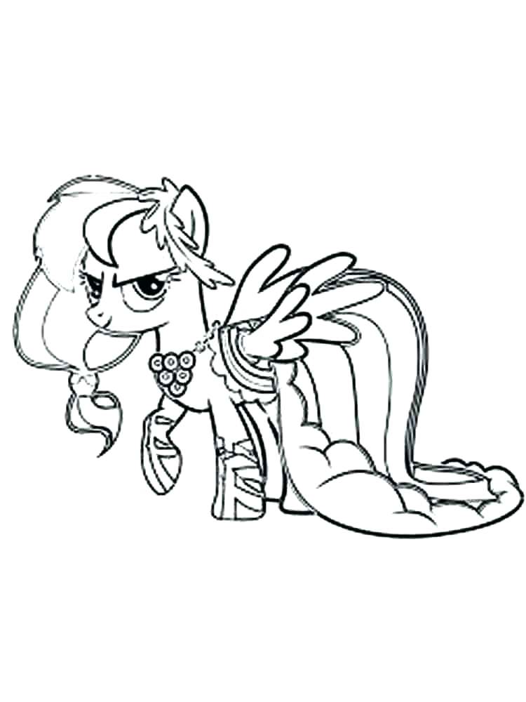 750x1000 Pony Coloring Pages Printable My Little Pony Princess Printable