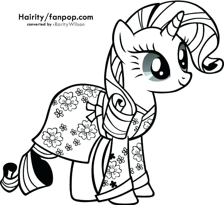 736x674 Printable My Little Pony Coloring Pages