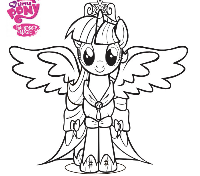 700x615 Free Printable My Little Pony Coloring Pages