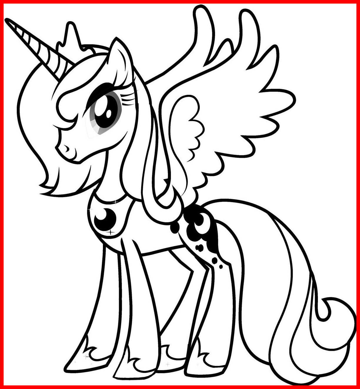 1224x1324 My Little Pony Coloring Pages Free Printable