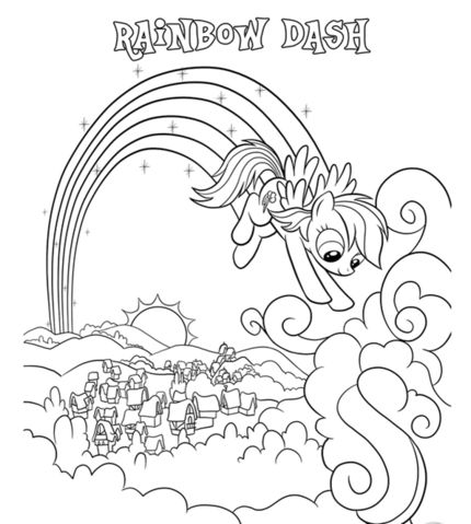 430x479 My Little Pony Coloring Pages