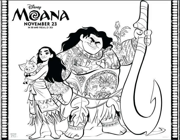 702x547 Disney Moana Coloring Pages Also Free Coloring Pages