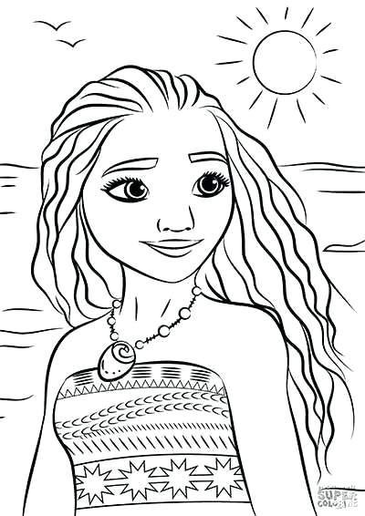 400x566 Coloring Pages Moana Maui Updated Portrait
