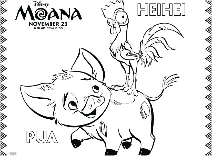 827x609 Free Moana Coloring Pages If You Are As Princess Movie Obsessed As