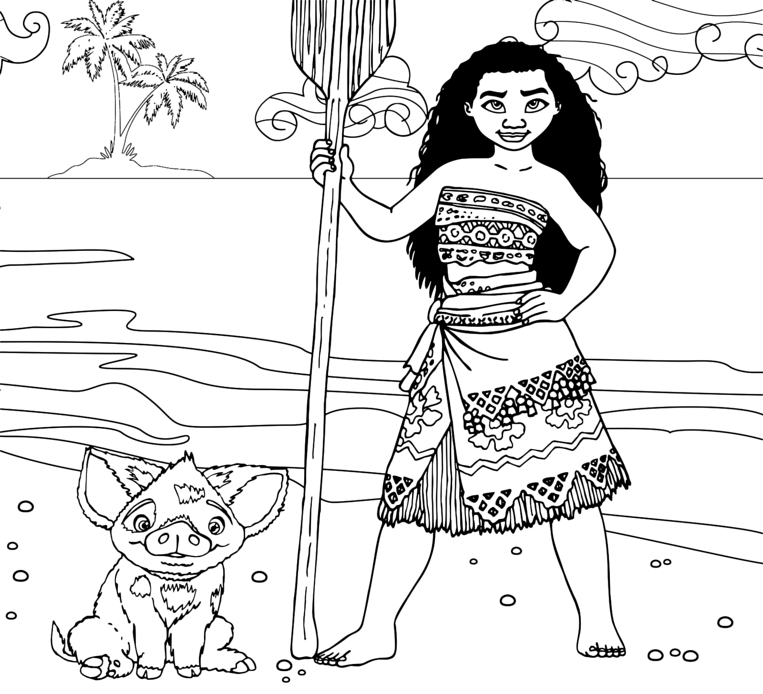 1500x1364 Moana Disney Coloring Page To Print Disney Coloring Pages