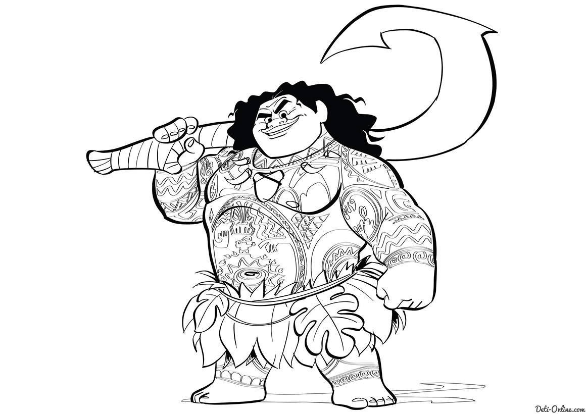 1160x820 Fresh Deti Online Images Raskraski Multfilmy Moana Free