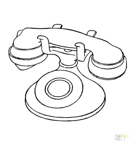 466x506 Cell Phone Coloring Pages Phone Coloring Pages Phone Coloring