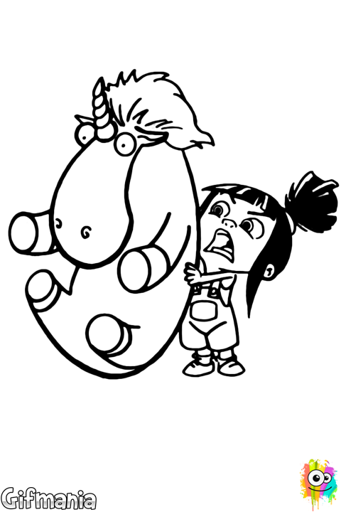 480x720 La Agnes Con Su Unicornio En Gru, Mi Villano Favorito
