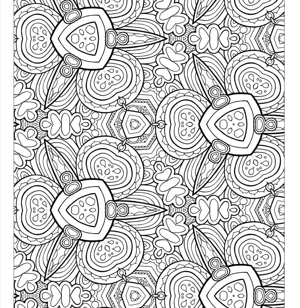 1023x1050 Coloring Book Mid Century Modern Art Sketchy Excellent Pages Free