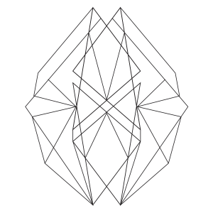 300x300 Abstract Geometric Coloring Page