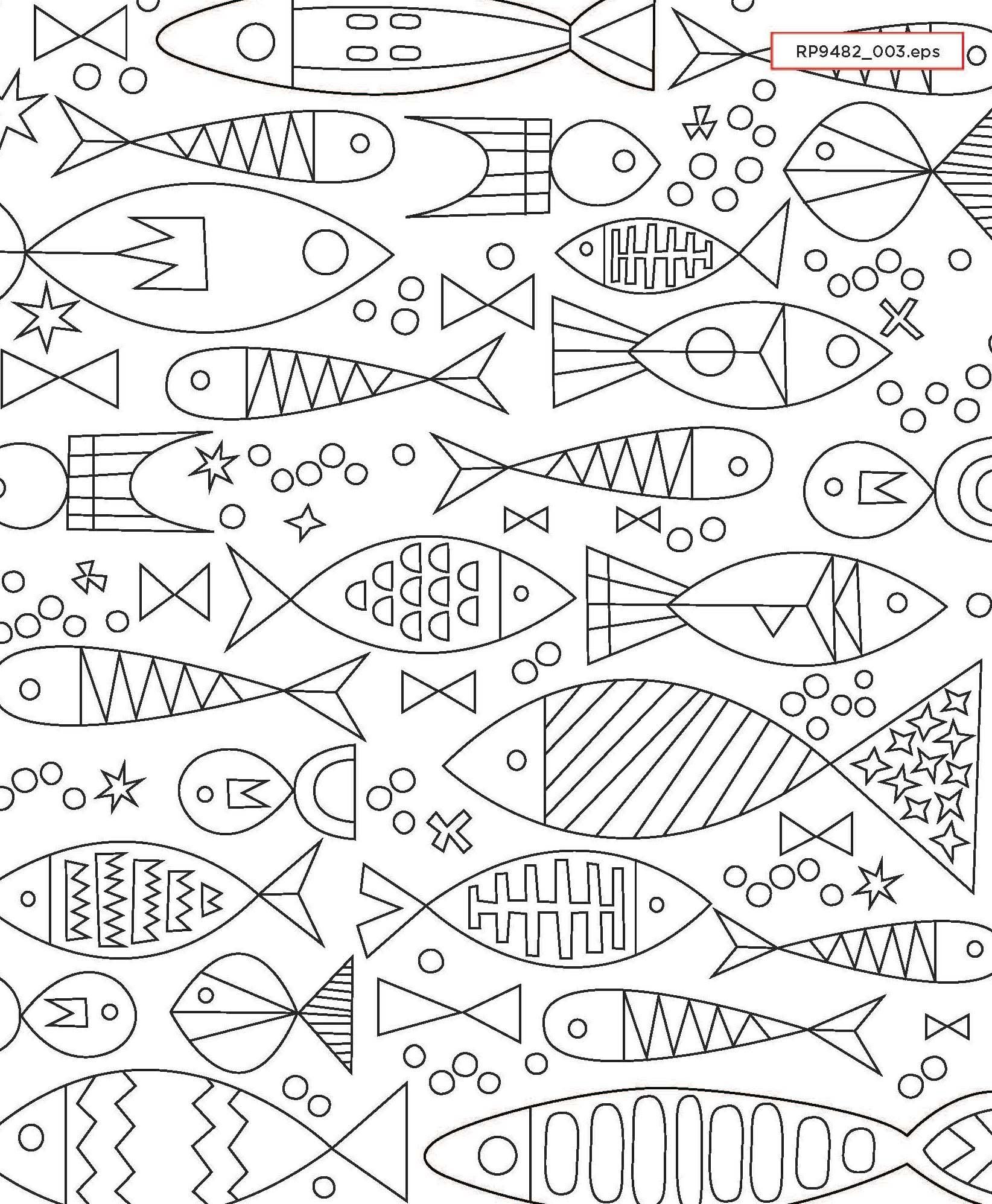 1644x1995 Coloring Book Mid Century Modern Coloring Pages Template