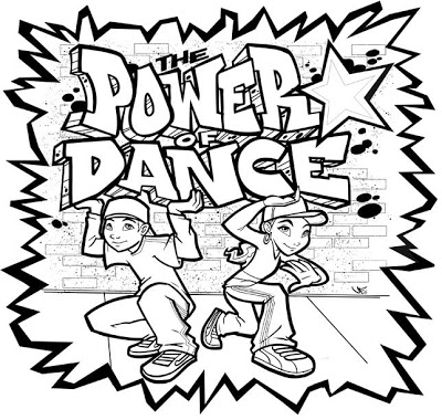 400x380 Powerofdance Hip Hop Dance Coloring Pages Dance Camp