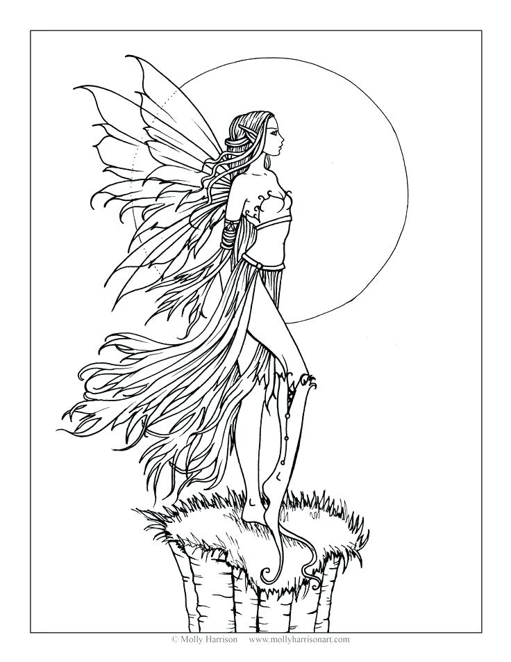 736x952 Fascinating Fairy Printable Coloring Pages Fearless Fairy Free