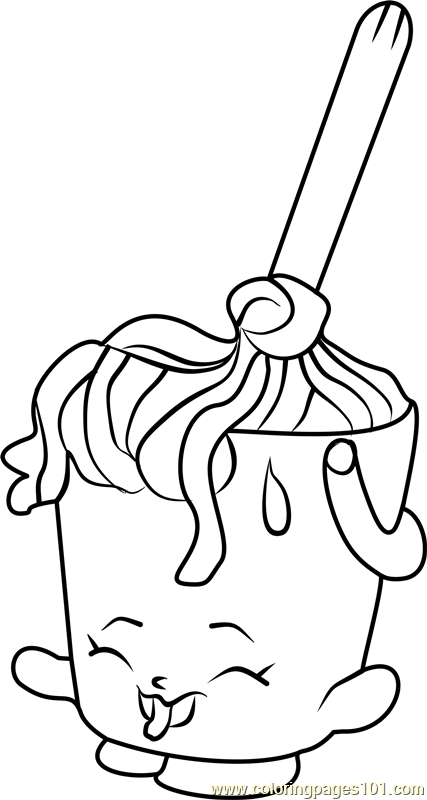 427x800 Molly Mops Shopkins Coloring Page