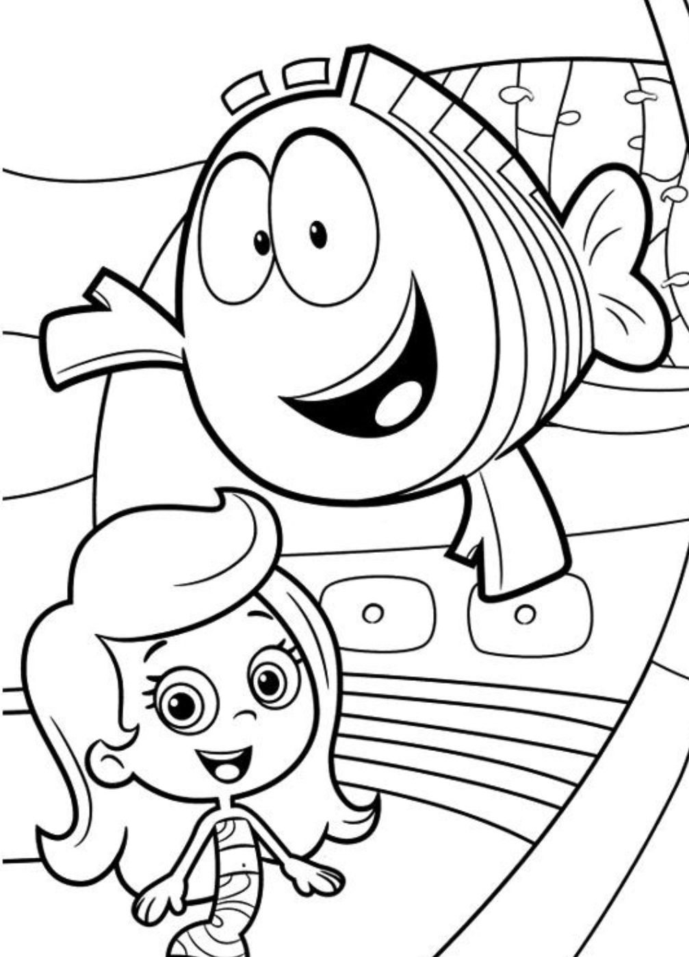 1007x1397 Soar Bubble Guppies Pictures To Print Molly Coloring Pages Newyork