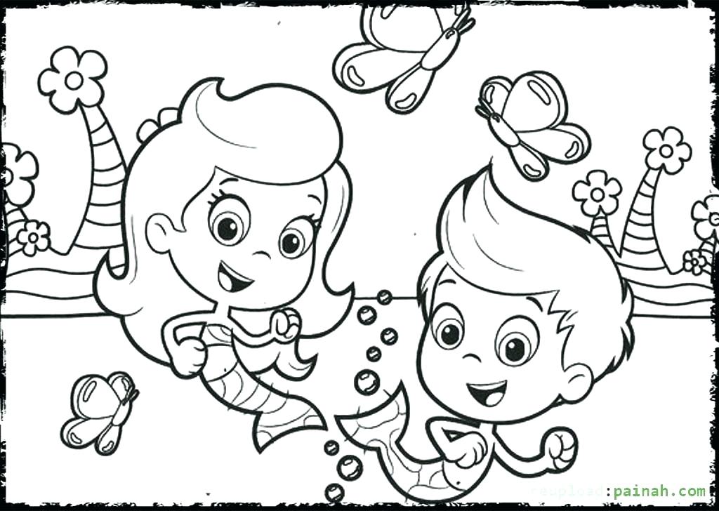 1024x728 Bubble Guppies Coloring Pages Bubble Guppies Coloring Pages Bubble