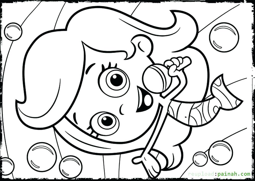 1024x728 Bubble Guppies Coloring Pages Bubble Guppies Coloring Pages Molly