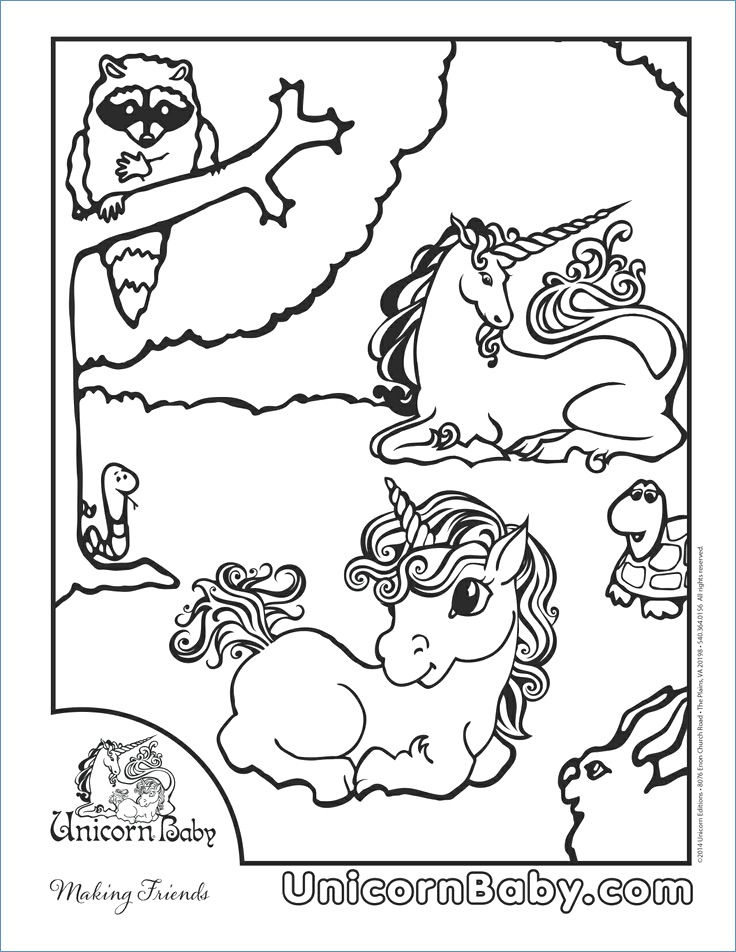 736x952 Coloring Page Of Mom And Baby Horse