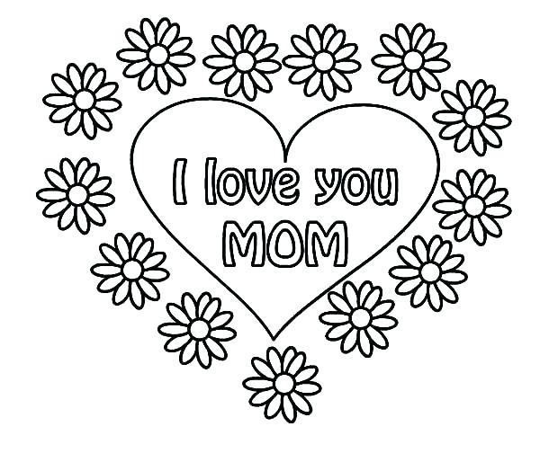 600x514 I Love You Coloring Page I Love Dad Coloring Sheets I Love You I