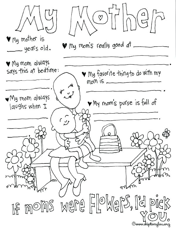 600x777 Coloring Pages For Mom