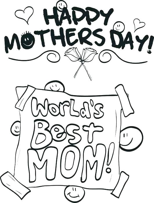 Mom Coloring Pages To Print at GetDrawings | Free download