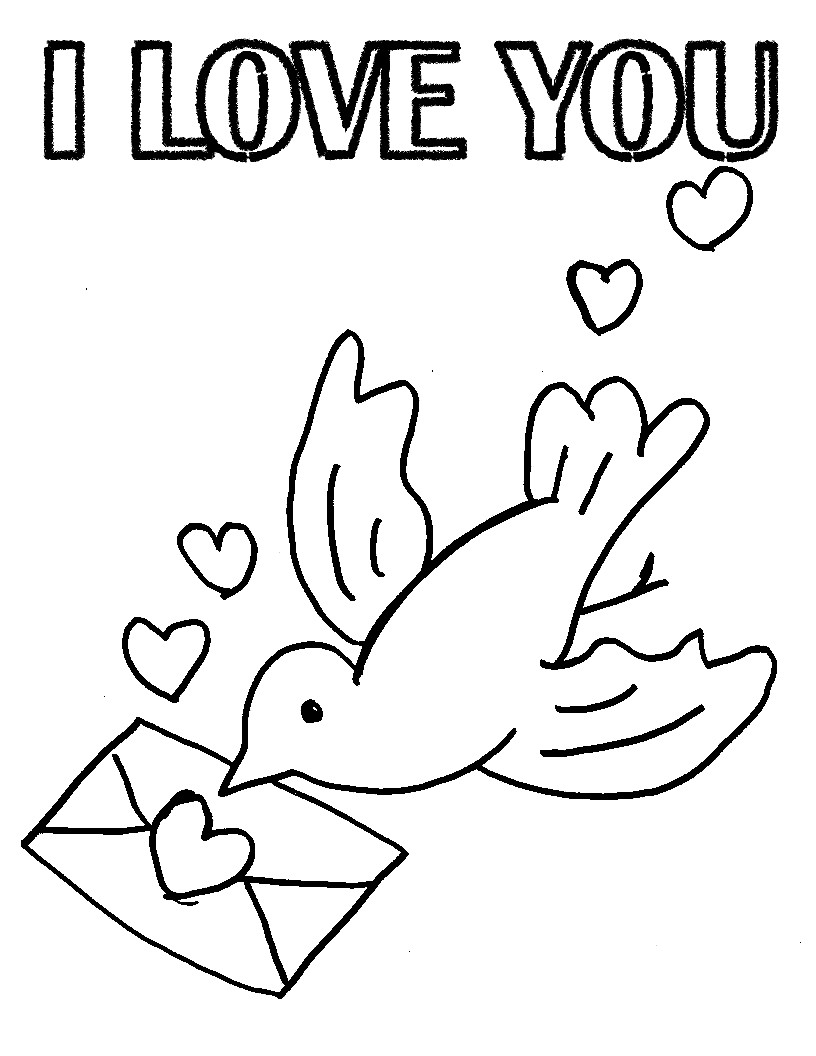 816x1056 I Love You Mommy And Daddy Coloring Pages New Inside