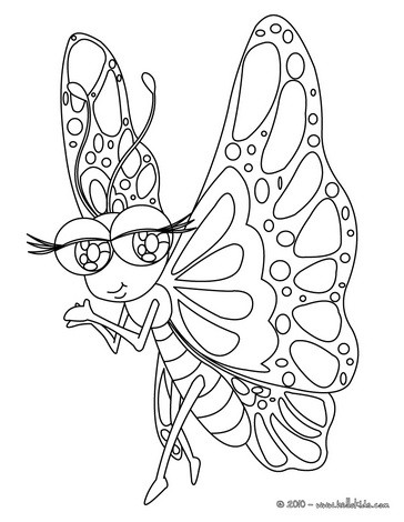 364x470 Monarch Butterfly Coloring Pages