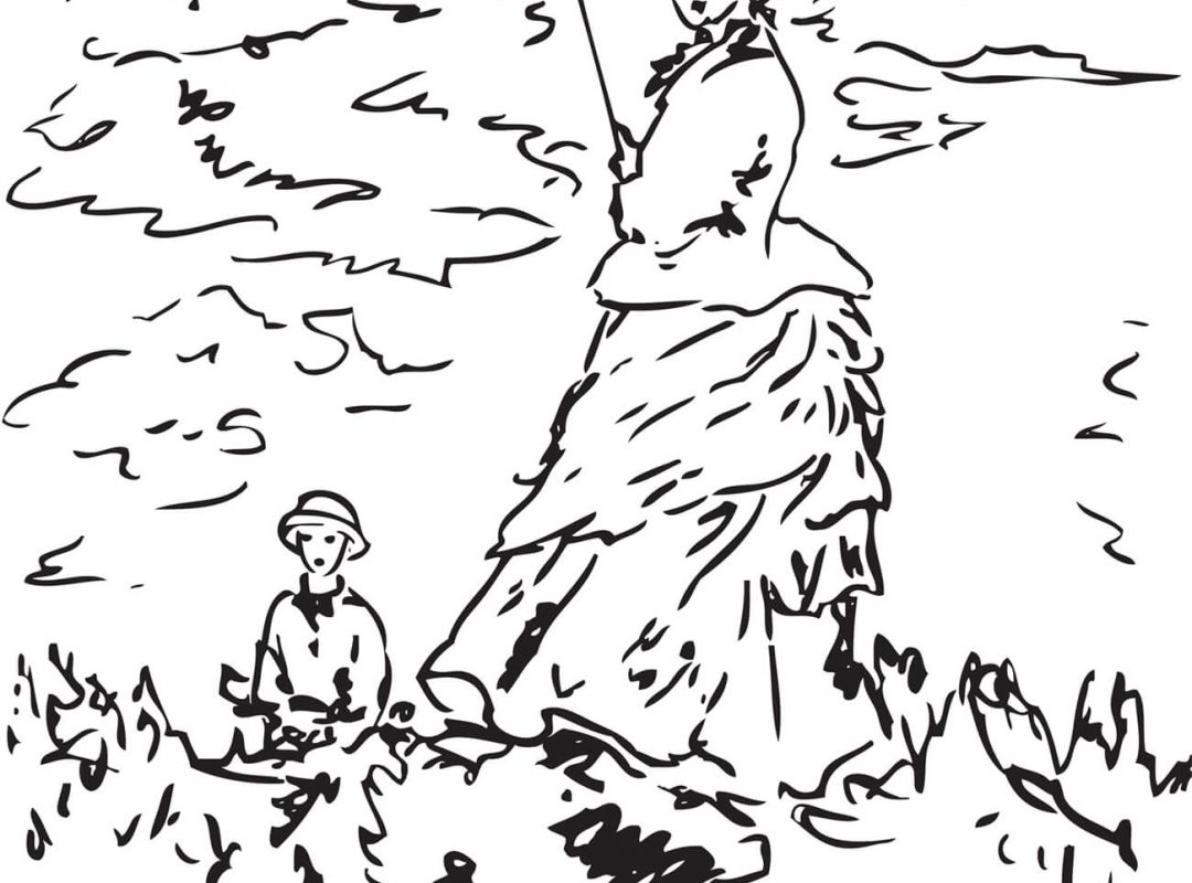 1080x800 Images Of Claude Monet Coloring Pages Inside Creativemove Free