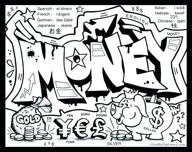 634x500 Money Coloring Pages Saving Money Coloring Page Play Money