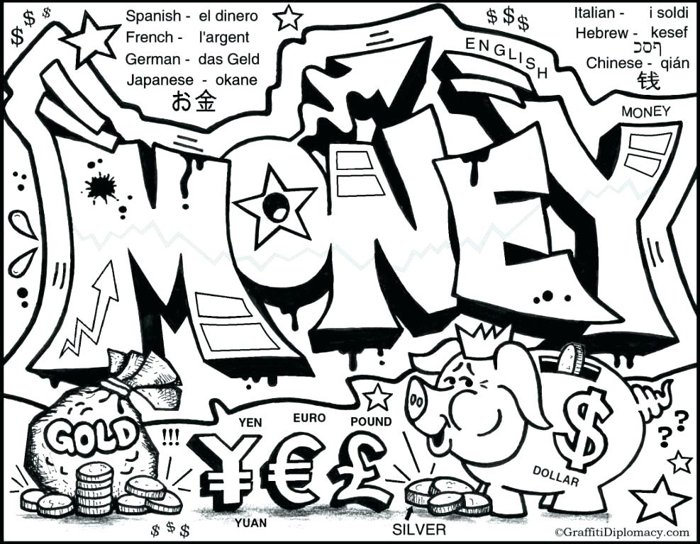 987x768 Money Coloring Pages Money Coloring Pages Eprowebdesigns